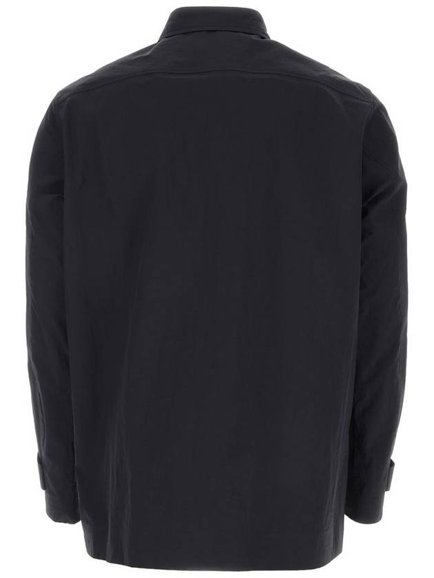 Fendi Nylon Long Sleeve Shirt Blue