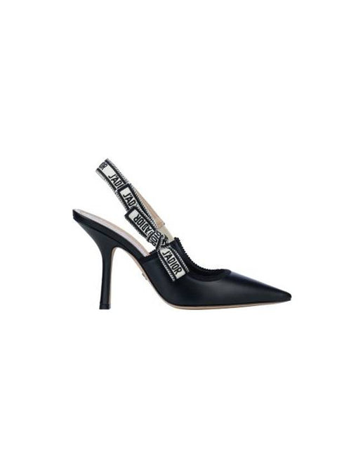 J'Adior Slingback Heels Black Dior