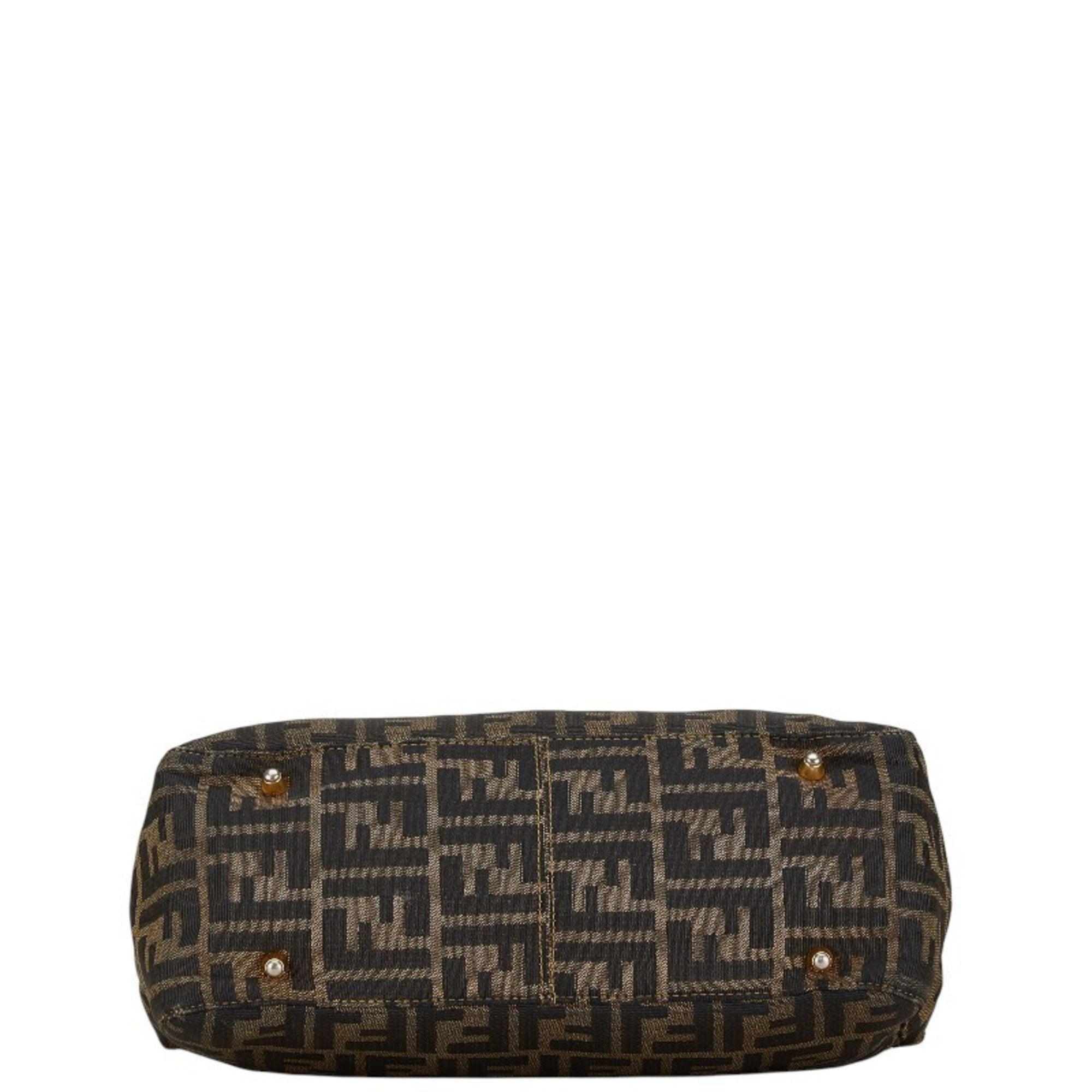 Fendi   Canvas Leather Tote Bag ()