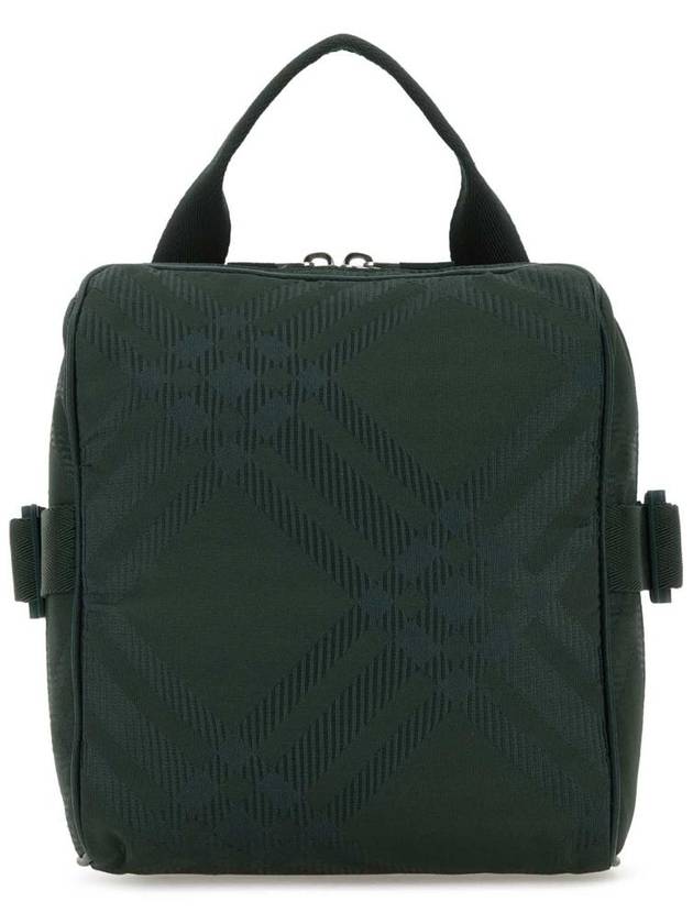 Burberry Checked Zipped Cross Bag Green