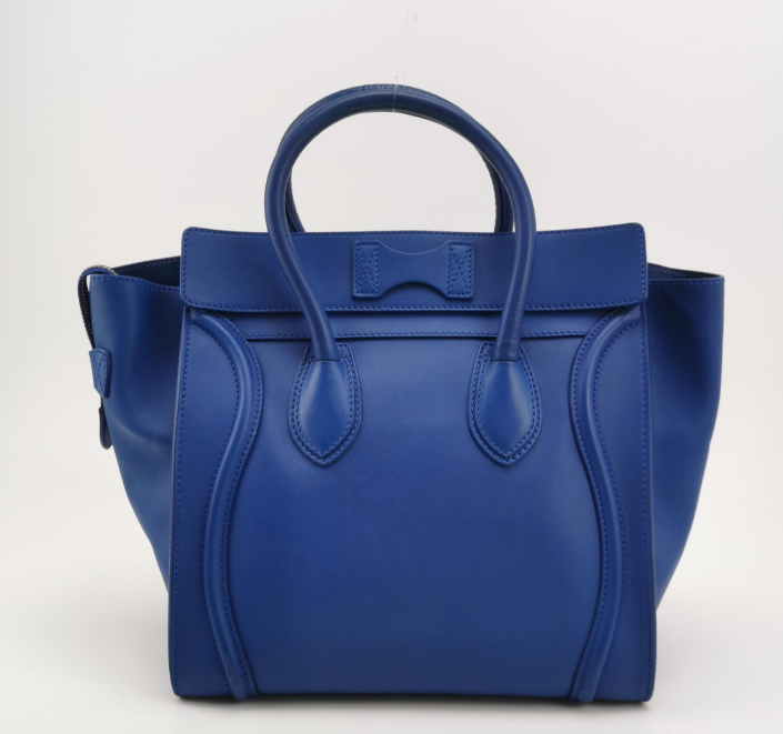 Celine Luggage Bag mini 30cm blue 250211781058410