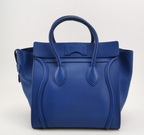 Celine Luggage Bag mini 30cm blue 250211781058410