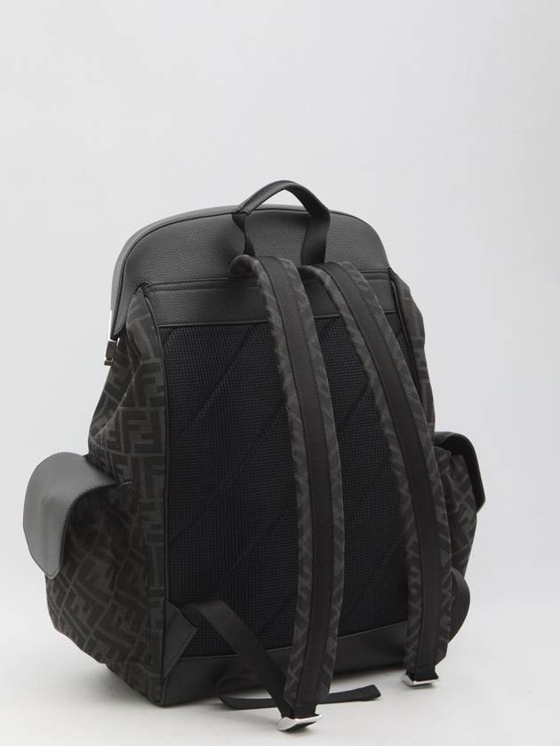 Fendi Drive FF Logo Backpack Black