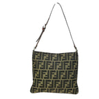 Fendi Zucca  Canvas Shoulder Bag ()