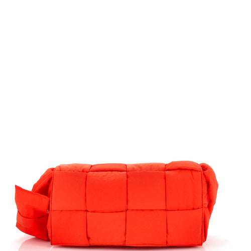 Bottega Veneta Padded Tech Cassette Crossbody Bag Intrecciato Nylon