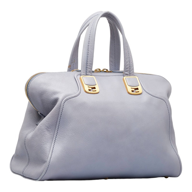 FENDI CAMELION HANDBAG 2WAY 8BL110 PAPLE LEADER LADY FENDI