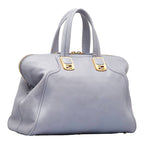 FENDI CAMELION HANDBAG 2WAY 8BL110 PAPLE LEADER LADY FENDI