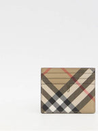 Burberry Check Card Wallet Beige