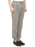 Wool Twill Track Pants Grey Dior