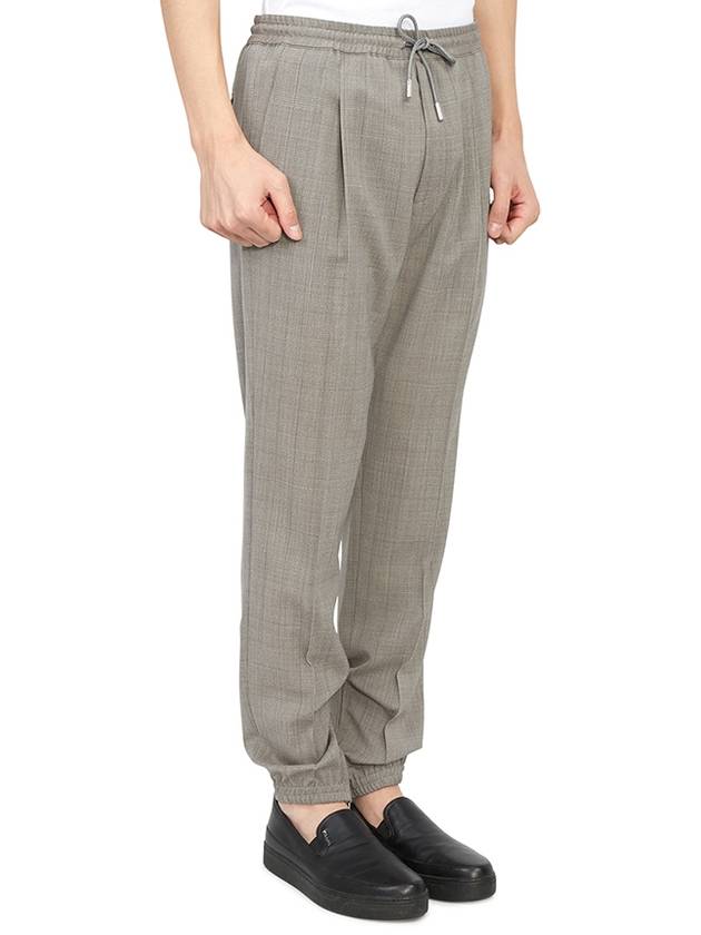 Wool Twill Track Pants Grey Dior