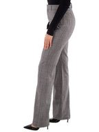 Balenciaga Women's Casual Straight Pants Gray