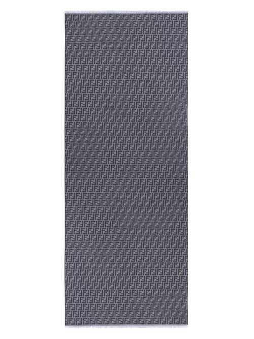 Fendi FF Jacquard Scarf Blue