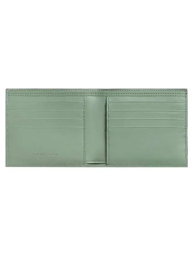 Bottega Veneta Intrecciato Bifold Half Wallet Navy