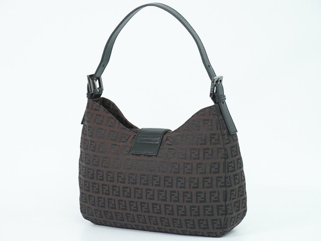 Fendi Zucchino  Canvas Shoulder Bag ()
