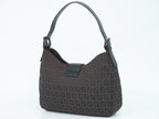 Fendi Zucchino  Canvas Shoulder Bag ()