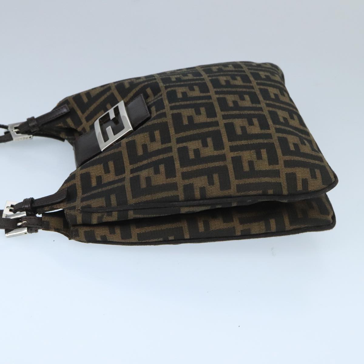 Fendi Mamma Baguette  Canvas Shoulder Bag ()
