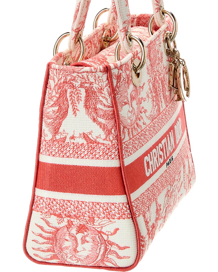 Dior Lady D-Lite Medium Canvas Tote