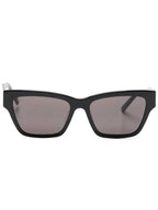 Balenciaga eyewear engraved logo square frame glasses BB0307SA