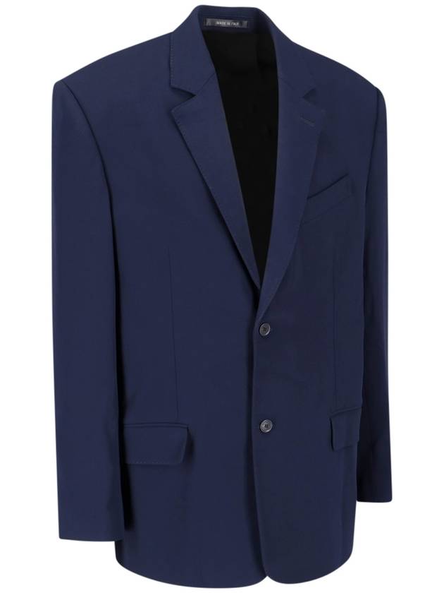 Balenciaga Regular Tailored Jacket Navy