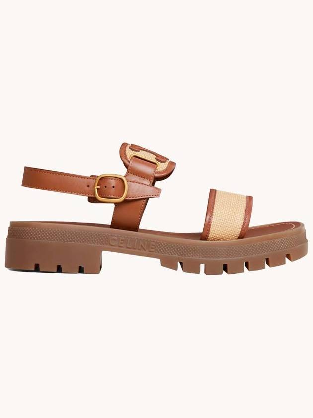 CELINE Triomphes Sandals Brown