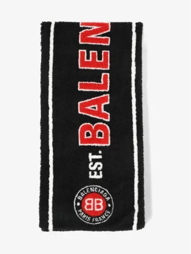 Balenciaga Maxi Soccer Muffler Black