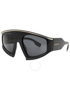 Burberry Burberry Dark Gray Irregular Ladies Sunglasses BE4353 300187 56