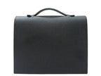 Hermes Briefcases H1048 Unisex Cow Leather Black