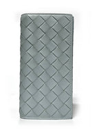 Bottega Veneta Intrecciato Large Flap Long Wallet Sky Blue