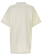 Balenciaga Metal BB Stencil Cotton Short Sleeve T-Shirt White