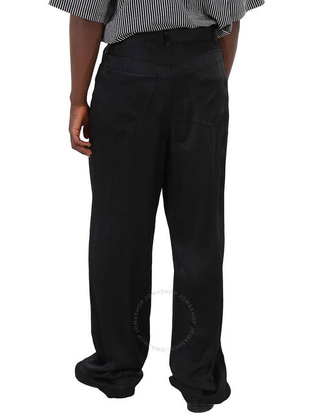 Balenciaga Balenciaga Men's Black 5-Pocket Fluid Tailored Trousers, Brand Size 46 (Waist Size 30")