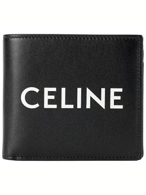 CELINE Smooth Calfskin Coin Half Wallet Black