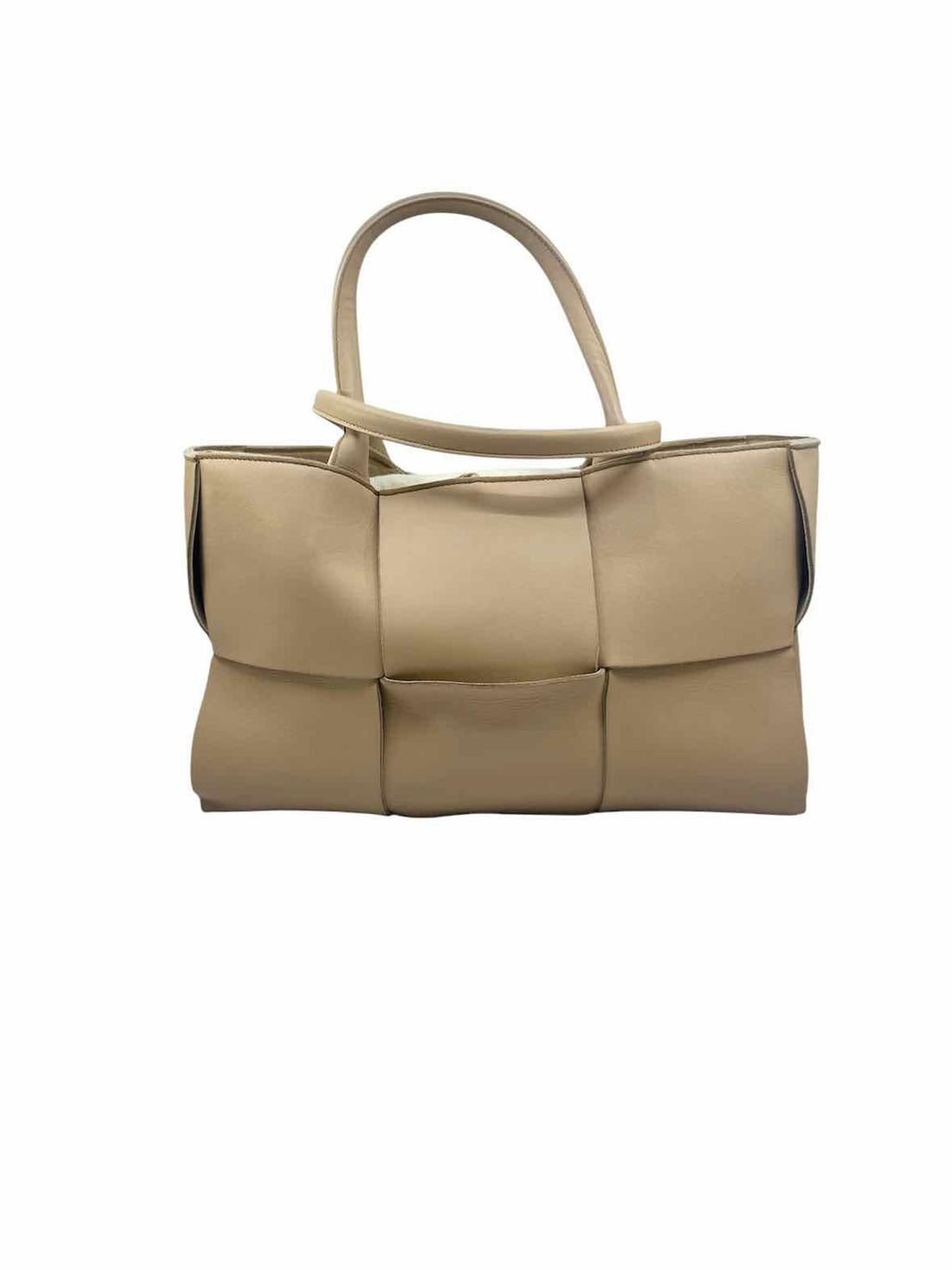 BOTTEGA VENETA Beige Leather Handbag