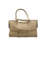 BOTTEGA VENETA Beige Leather Handbag