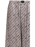 Balenciaga Balenciaga Logo Print Wide-Leg Pants, Brand Size 38 (US Size 8)
