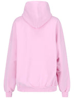 Balenciaga Beverly Hills Embroidered Hooded Top Pink