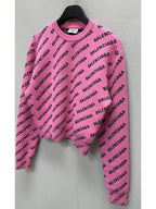 Balenciaga allover logo sweater