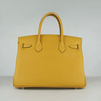 Hermes Birkin 30cm Togo Leather Handbags Yellow Golden