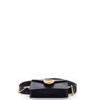 F is Fendi Convertible Belt Bag Leather with Zucca Embossed Detail