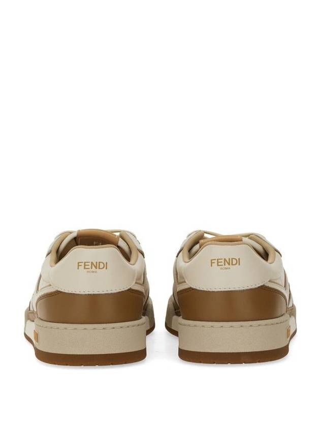 Fendi Match Low Top Sneakers Brown