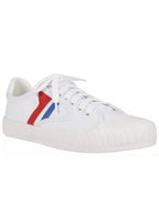 CELINE Plimsoll Canvas Low Top Sneakers White