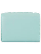 Fendi Baguette Micro Tri-fold Nappa Leather Half Wallet Light Blue