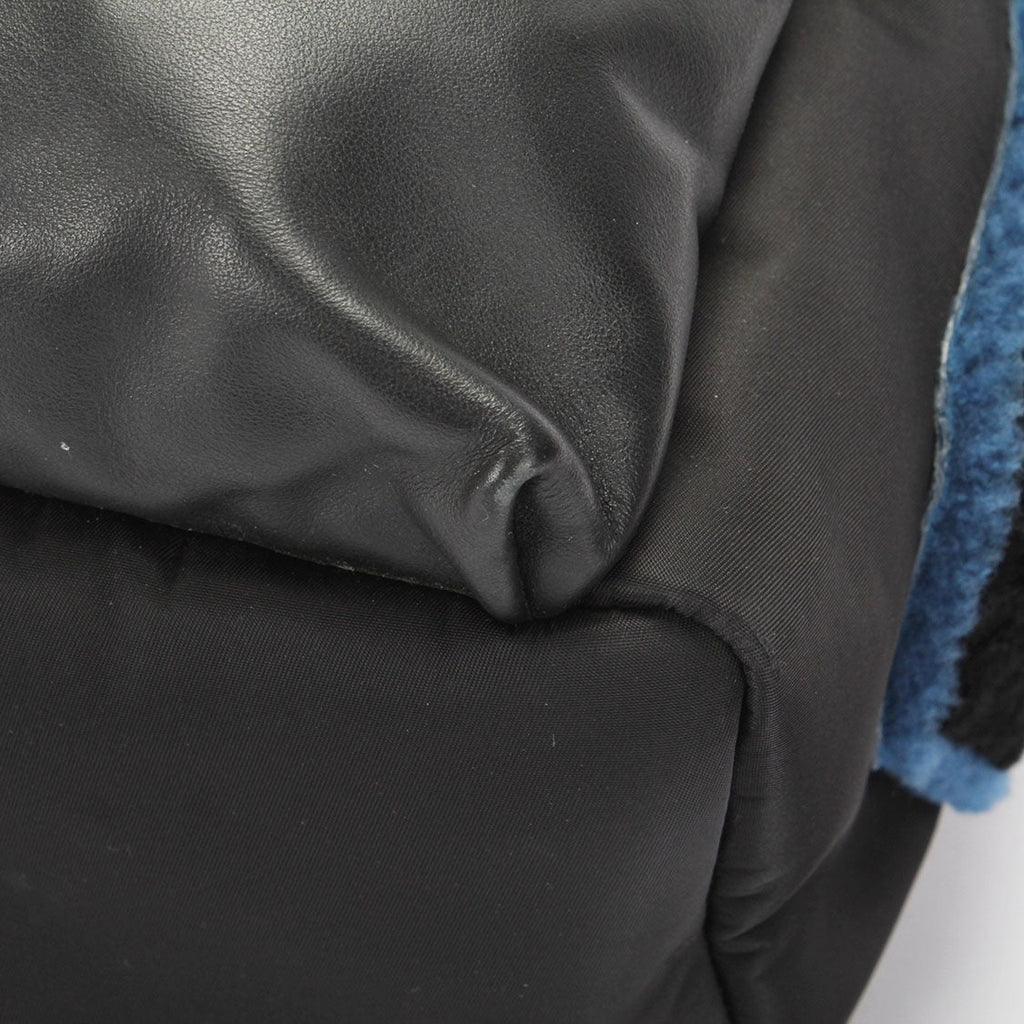 Fendi Shearling Emoticon Nylon Backpack - '10s