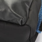 Fendi Shearling Emoticon Nylon Backpack - '10s