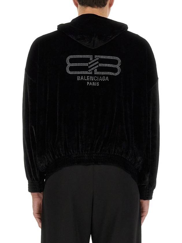 Balenciaga 23 fw velvet sweatshirt 751014TOVO31000 B0040440930