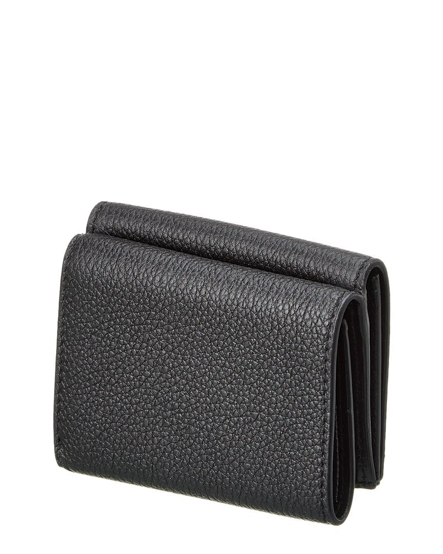 FENDI Trifold Leather Wallet