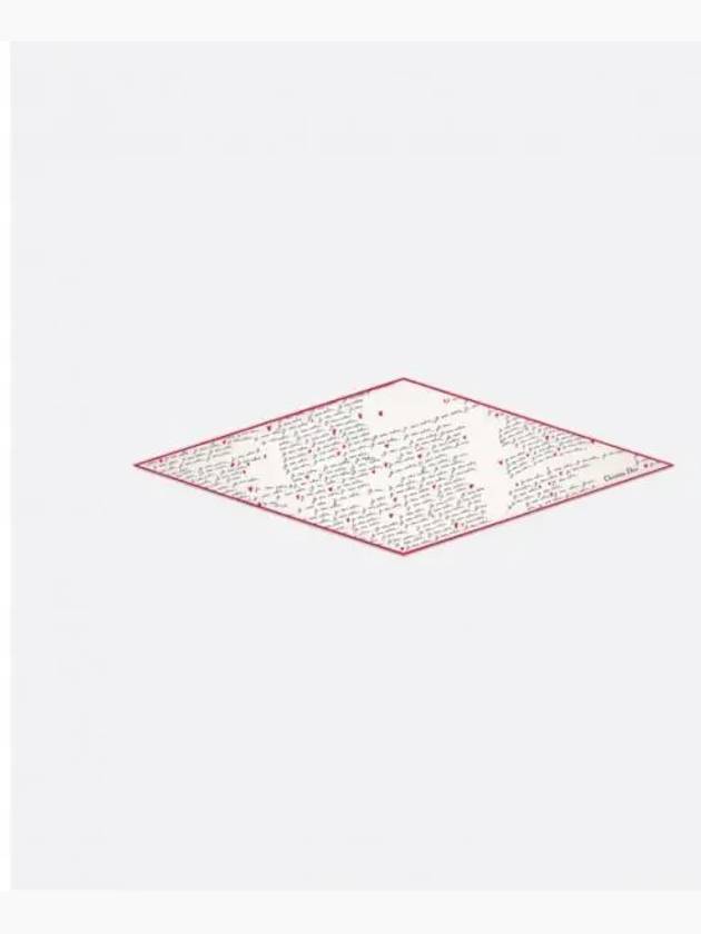 Amour Diamond Scarf White Dior