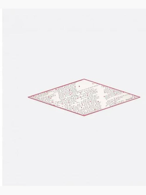 Amour Diamond Scarf White Dior