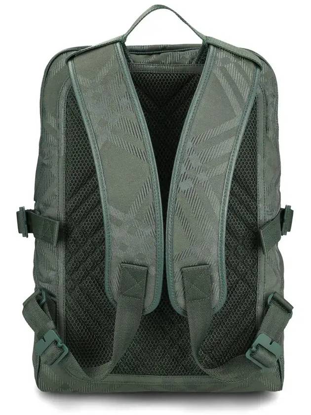 Burberry Check Jacquard Zipper Backpack B7325