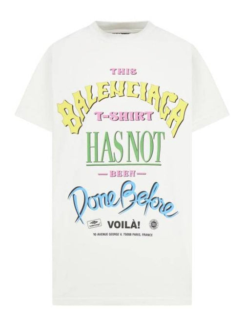 Balenciaga 24FW long sleeve t-shirt 787349TQVW49012 DIRTY WHITE
