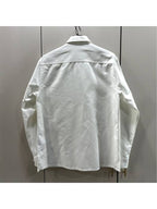 40 x Sakai Men s Monogram Pocket Over Cotton Shirt Jacket White Dior
